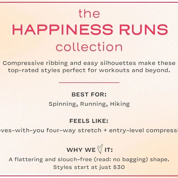 Free People Happiness Runs Leggings, Raspberry Sherbet: Size Medium/Large NWOT - Picture 2 of 4